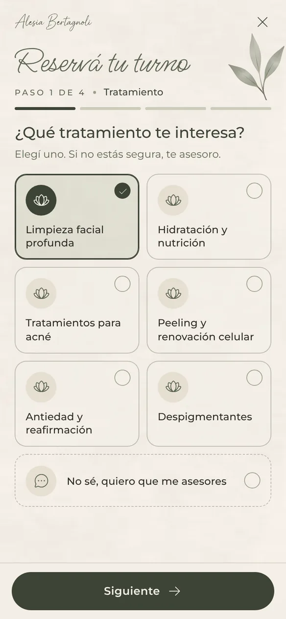 Pantalla mobile: Tratamiento